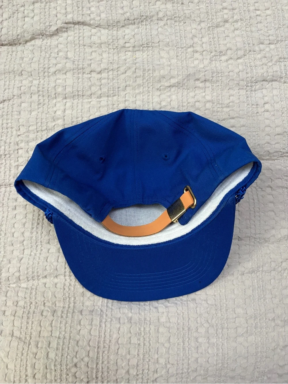 Pheasant Valley Blue Rope-Trim Snapback Hat